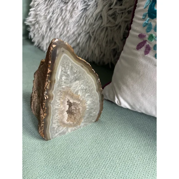 Unbranded Unisex Home Decor Brown Agate Geode - Picture 9 of 11